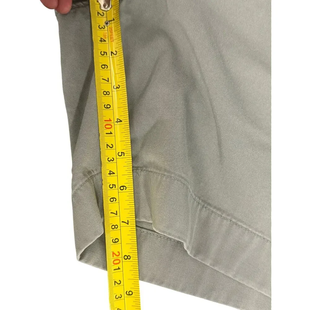 NWT J.Crew Stanton Chino Shorts Mens 30 Faded Green Cotton Twill 7” Inseam